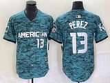 American League #13 Salvador Perez Teal 2023 All-Star Cool Base 2023 All-Star