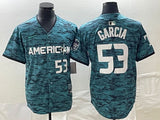 American League #53 Adolis Garcia 2023 MLB All-Star Game Limited Player Jersey - Teal Rangers 2023 All-Star