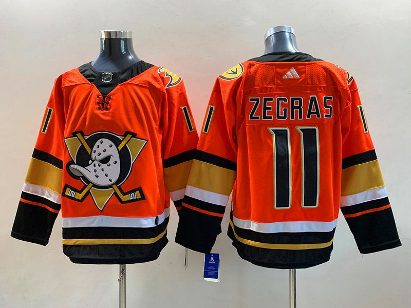 Anaheim Ducks #11 Trevor Zegras Style 5