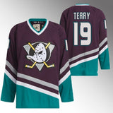 Anaheim Ducks #19 Troy Terry Black Team Classics 1993 Hockey Jersey