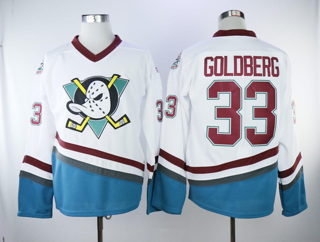 Anaheim Ducks #33 Greg Goldberg Ducks 33 White