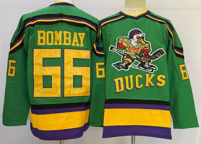 Anaheim Ducks #66 Gordon Bombay Style 2