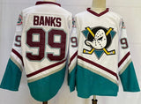 Anaheim Ducks #99 Adam Banks Style 7
