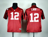 Andrew Luck 12 Youth Red Pac-12 Logo
