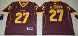 Antonio Brown 27 Burgundy