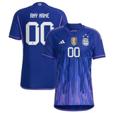Argentina 2022 away Champion 3 stars Style 2