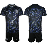 Argentina Blank Away Soccer Jersey Suit