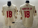 Arizona Cardinals #18 Marvin Harrison Jr. Red Retro 5 Edition