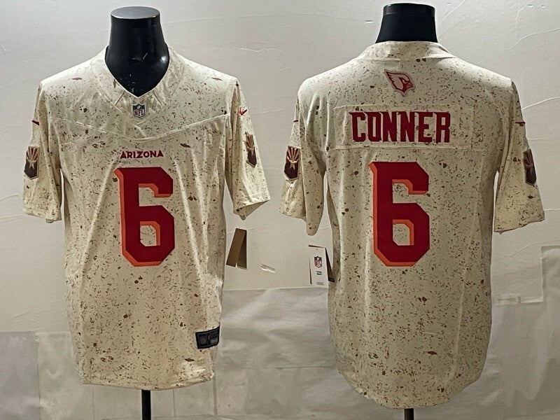 Arizona Cardinals #6 James Conner Red Retro 5 Edition