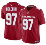 Arizona Cardinals #97 Walter Nolen III Red 2025 Draft F.U.S.E. Vapor Untouchable