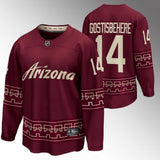 Arizona Coyotes #14 Shayne Gostisbehere 2022-23 Desert Night Alternate Garnet Jersey