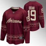 Arizona Coyotes #19 Shane Doan 2022-23 Desert Night Alternate Garnet Jersey
