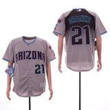 Arizona Diamondbacks #21 Zack Greinke Style 4