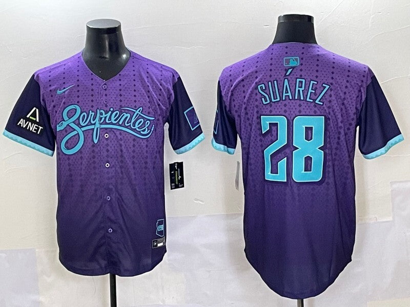 Arizona Diamondbacks #28 Suarez Diamondbacks Collaboration Style 1