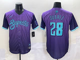 Arizona Diamondbacks #28 Suarez Diamondbacks Collaboration Style 2