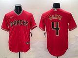 Arizona Diamondbacks #4 Ketel Marte Diamondbacks Adult Style 2