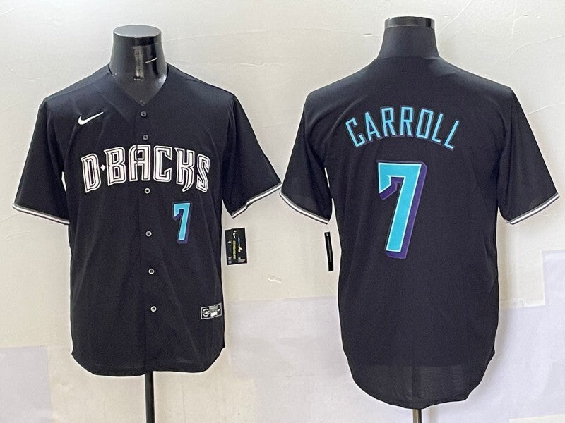 Arizona Diamondbacks #7 Corbin Carroll Diamondbacks Collaboration Style 4