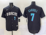 Arizona Diamondbacks #7 Corbin Carroll Diamondbacks Collaboration Style 4
