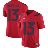 Arizona Wildcats Brandon Dawkins 13 Red