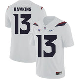 Arizona Wildcats Brandon Dawkins 13 White