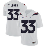 Arizona Wildcats Nathan Tilford 33 White