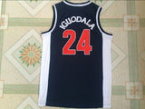 Arizona Wildcats #24 Andre Iguodala NCAA24 # Blue Basketball Jersey Style 1