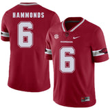 Arkansas Razorbacks Hammonds 6 Red