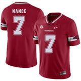 Arkansas Razorbacks Nance 7 Red