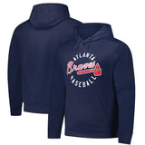 Atlanta Braves Navy Dunbrooke Champion Pullover Hoodie