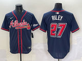 Atlanta Braves #27 Austin Riley Warriors Special Edition Style 1