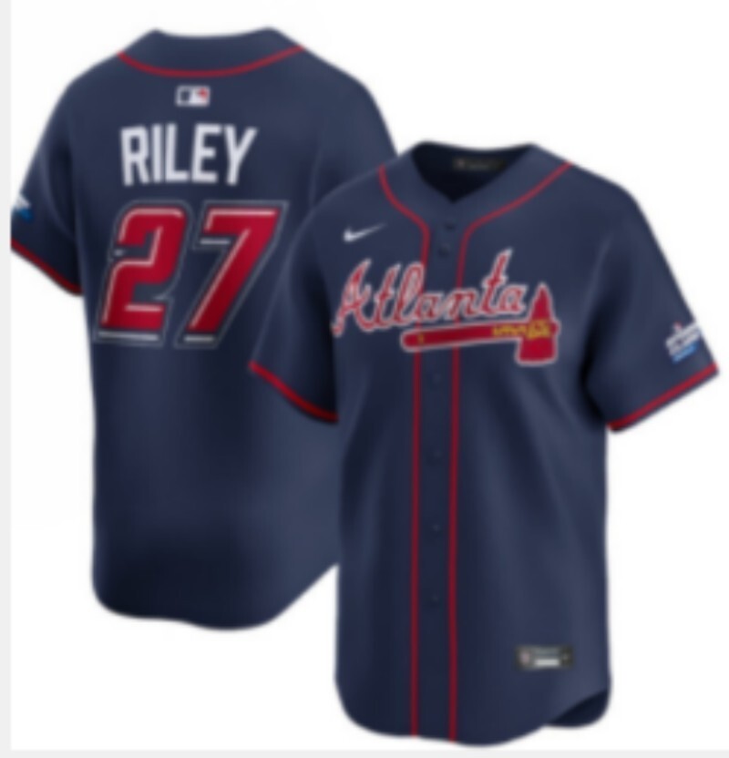 Atlanta Braves #27 Austin Riley Warriors Special Edition Style 2