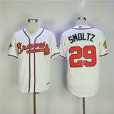 Atlanta Braves #29 Warriors 29 White 1995 Retro