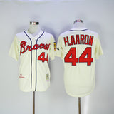 Atlanta Braves #44 Warriors 44 Off-White 1963 Retro