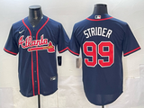Atlanta Braves #99 Spencer Strider Warriors Special Edition Style 2