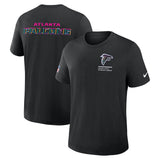 Atlanta Falcons Black 2025 Crucial Catch Tri-Blend Dri-FIT T-Shirt