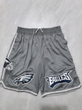 Atlanta Falcons Football Falcons Gray Shorts Style 2