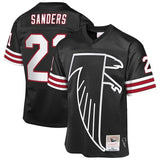 Atlanta Falcons #21 Deion Sanders Mitchell & Ness 1992 Throwback Fashion Jersey - Black
