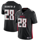 Atlanta Falcons #28 Carlos Washington Jr Black Vapor Untouchable Limited