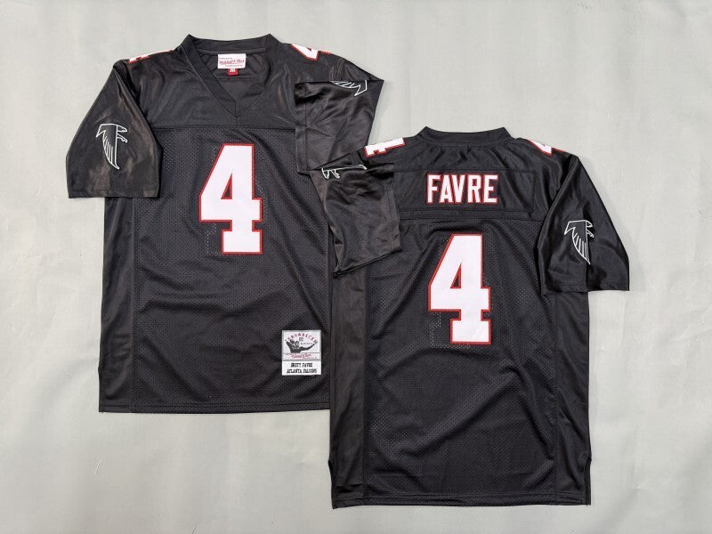 Atlanta Falcons #4 Brett Favre Atlanta Falcons Style 2