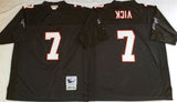 Atlanta Falcons #7 Michael Vick Black Throwback