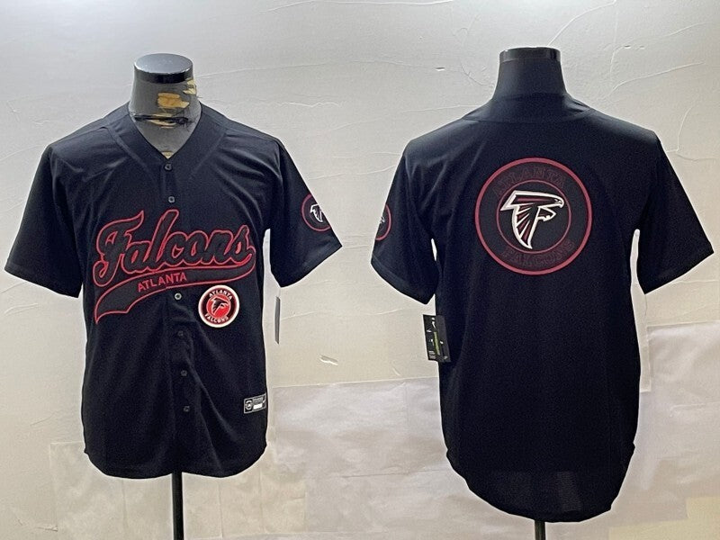Atlanta Falcons #9 Michael Penix Jr. Black Collaboration Style 1