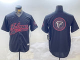 Atlanta Falcons #9 Michael Penix Jr. Black Collaboration Style 2