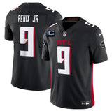 Atlanta Falcons #9 Michael Penix Jr Black 2025 F.U.S.E. With 1-Star C Patch Vapor