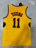 Atlanta Hawks #11 Trae Young 2022 Hawks 11#· Yellow City Edition Jersey Style 2
