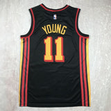 Atlanta Hawks #11 Trae Young Hot Press Hawks 11 Black s-xxl Style 1