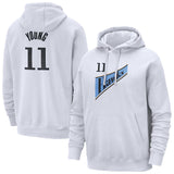 Atlanta Hawks #11 Trae Young White 2024 25 City Edition Pullover Hoodie