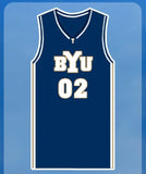 BYU Cougars Custom Navy Basketball Retro Jersey