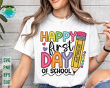 Back To School Happy First Day of School T Shirt Sweater Hoodie, 1st day of school Shirt, Back To School Shirt, First Day Of School Shirt, Hello School Shirt, Back to School Shirt