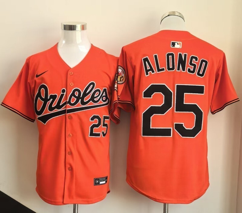 Baltimore Orioles #25 Pete Alonso Orioles Orange 25