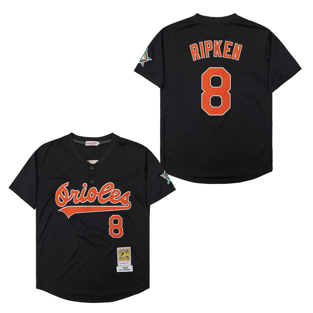 Baltimore Orioles #8 Cal Ripken Jr. Orioles 8 Black Retro